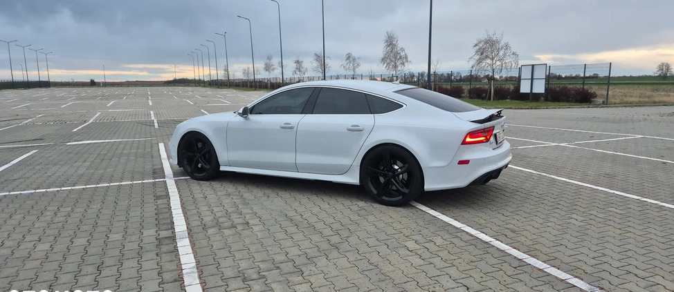 Audi RS7 cena 158000 przebieg: 170000, rok produkcji 2014 z Wrocław małe 191